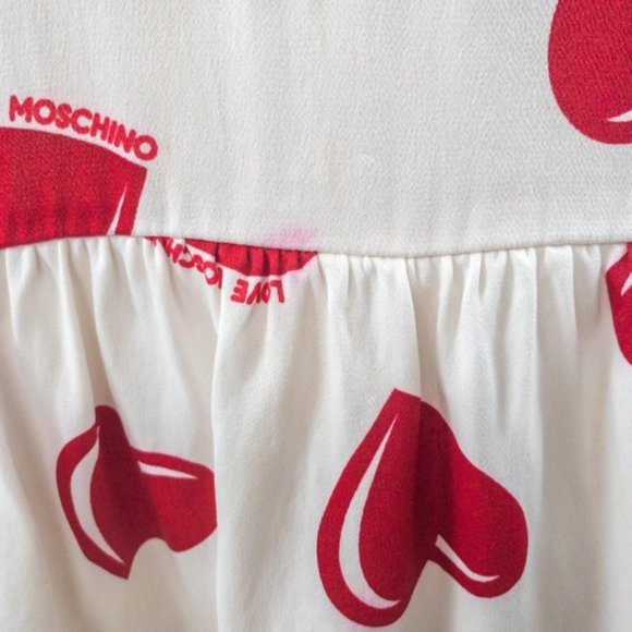 Moschino S/M Valentines Hearts Tank Top AS-IS Glam Halloween Costume - Picture 7 of 9